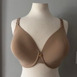 New NATORI 732080 Pure Luxe Underwire T-shirt Bra size 36G Cafe Nude Beige Brown
